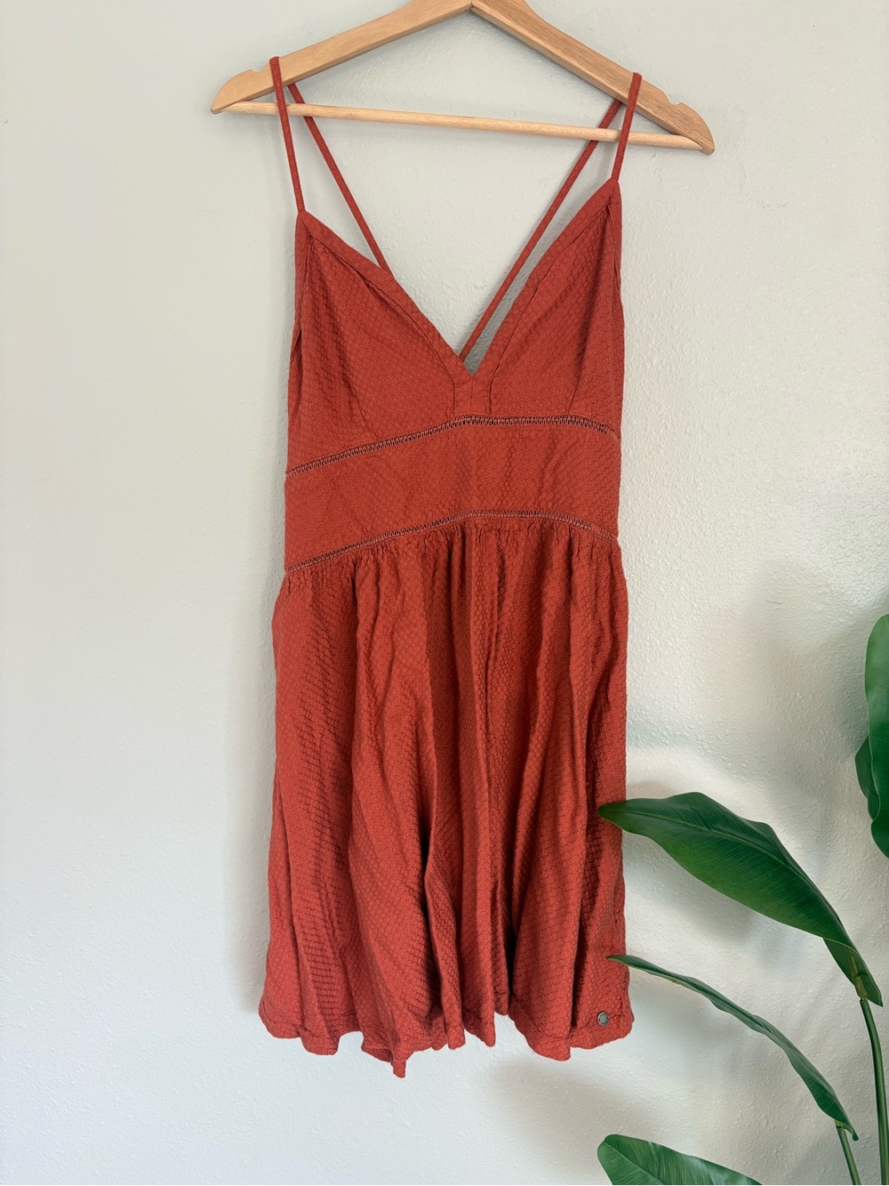 Roxy Rust Red Mini Dress